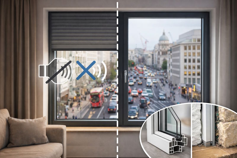 Tipos de soluciones para aislar ventanas del ruido exterior