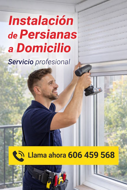 Instalación de persianas