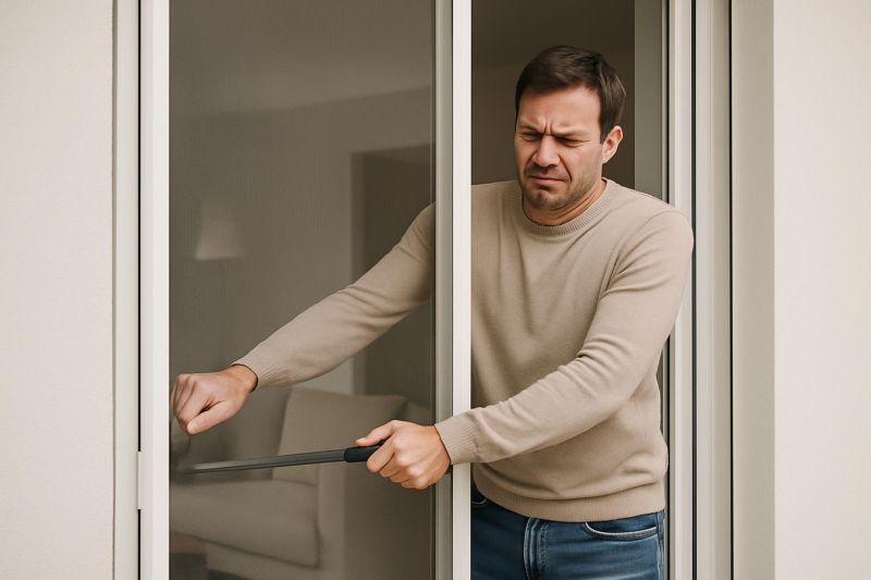 uso diario complicado con mosquitera instalada