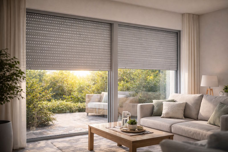Persianas de aluminio que ayudan al ahorro energético en una vivienda