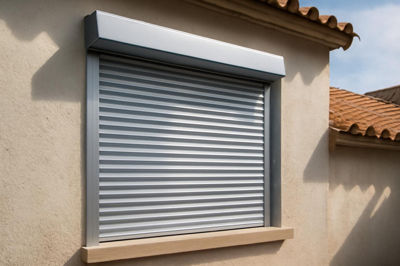 persiana de aluminio resistente en exterior soportando sol y lluvia en vivienda española