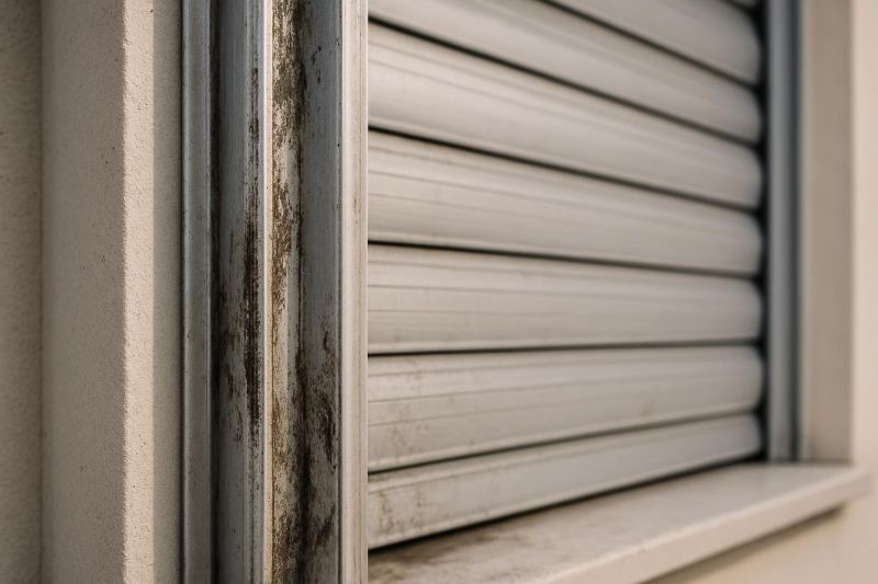 guías laterales persiana aluminio deterioradas