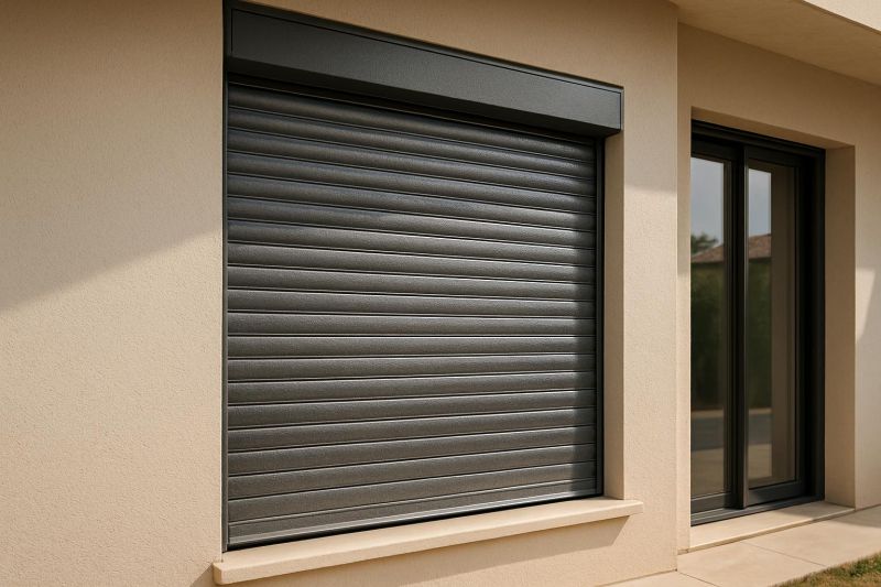 Fachada con persianas de aluminio resistentes al paso del tiempo y a la intemperie