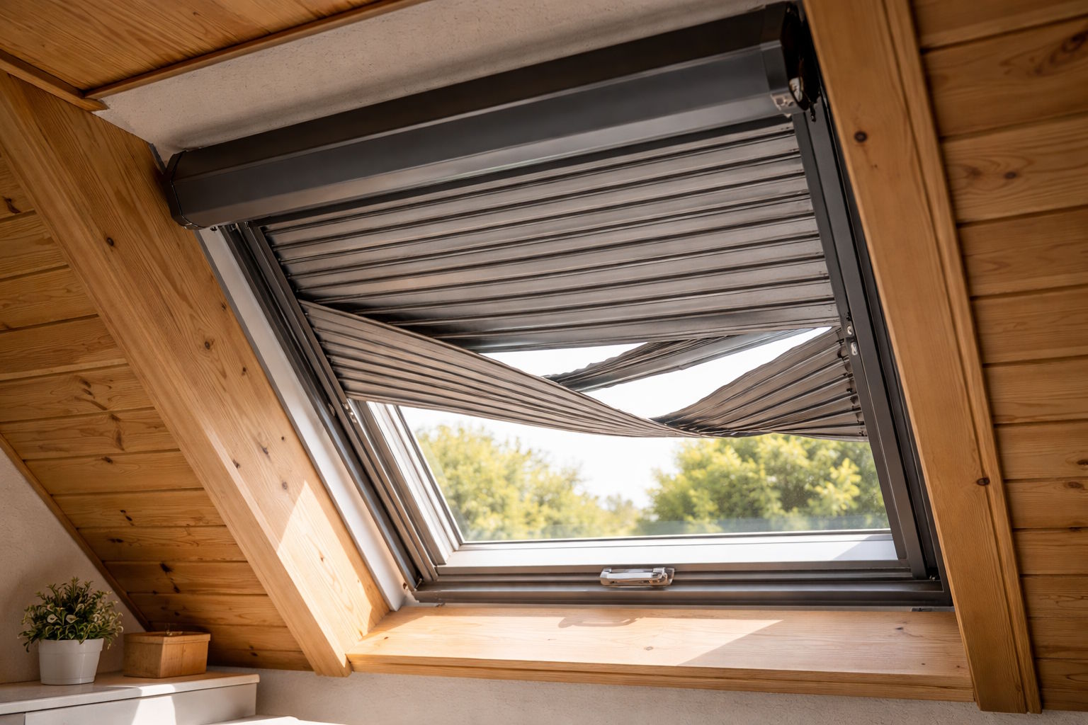 Ventanas de Tejado con Persianas